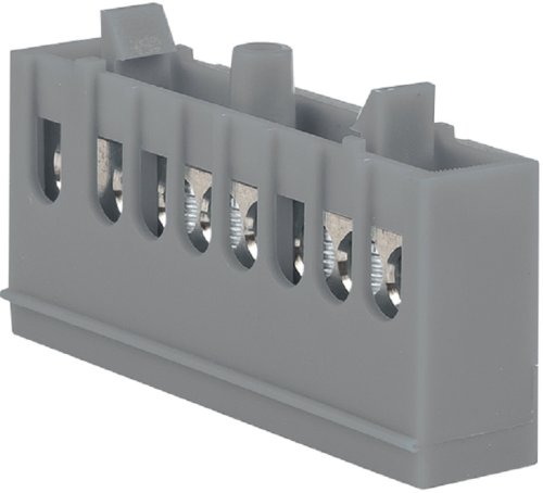 Шина изолированная EKF PROxima L "фаза" ШНИ-6х9-8-К-Ср 8 групп серый фото Шина изолированная EKF PROxima L "фаза" ШНИ-6х9-8-К-Ср 8 групп серый картинка